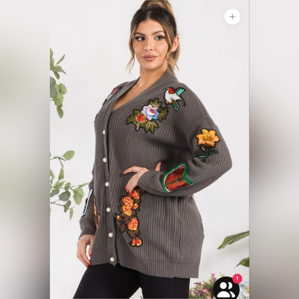 Patchwork Cardigan - image 3